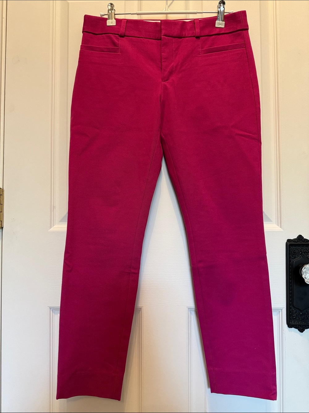 NWOT 2P BR petites fuchsia Sloan cropped pants